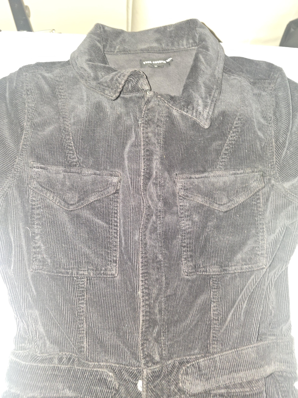 Good American Fit for Success Velvet Bootcut Jumpsuit - Picture 6 of 9